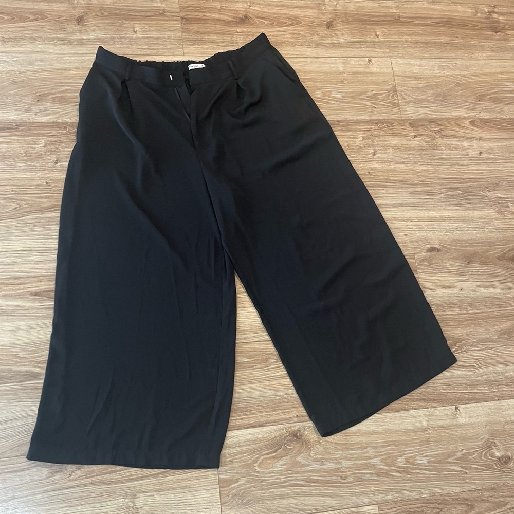 Wide Leg Black Pants